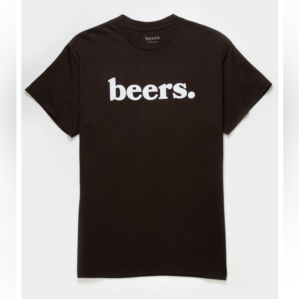 Men’s Logo Cotton T‑Shirt - Brown- Sz sm & medium available- NWT